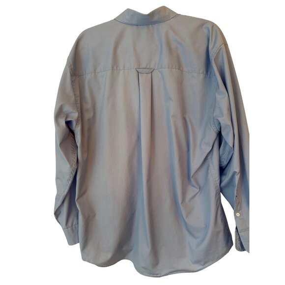 Pendleton Metro Button Down Shirt Large Light Blue Wrinkle Resistant 100% Cotton - Picture 2 of 6